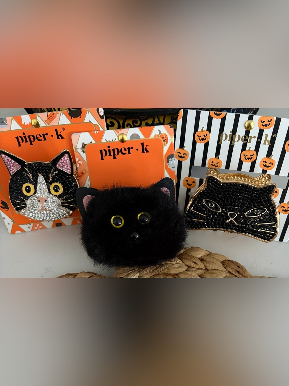 Piper K Set of 3 Cat Hair Claws